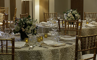 Dining Table reception set up